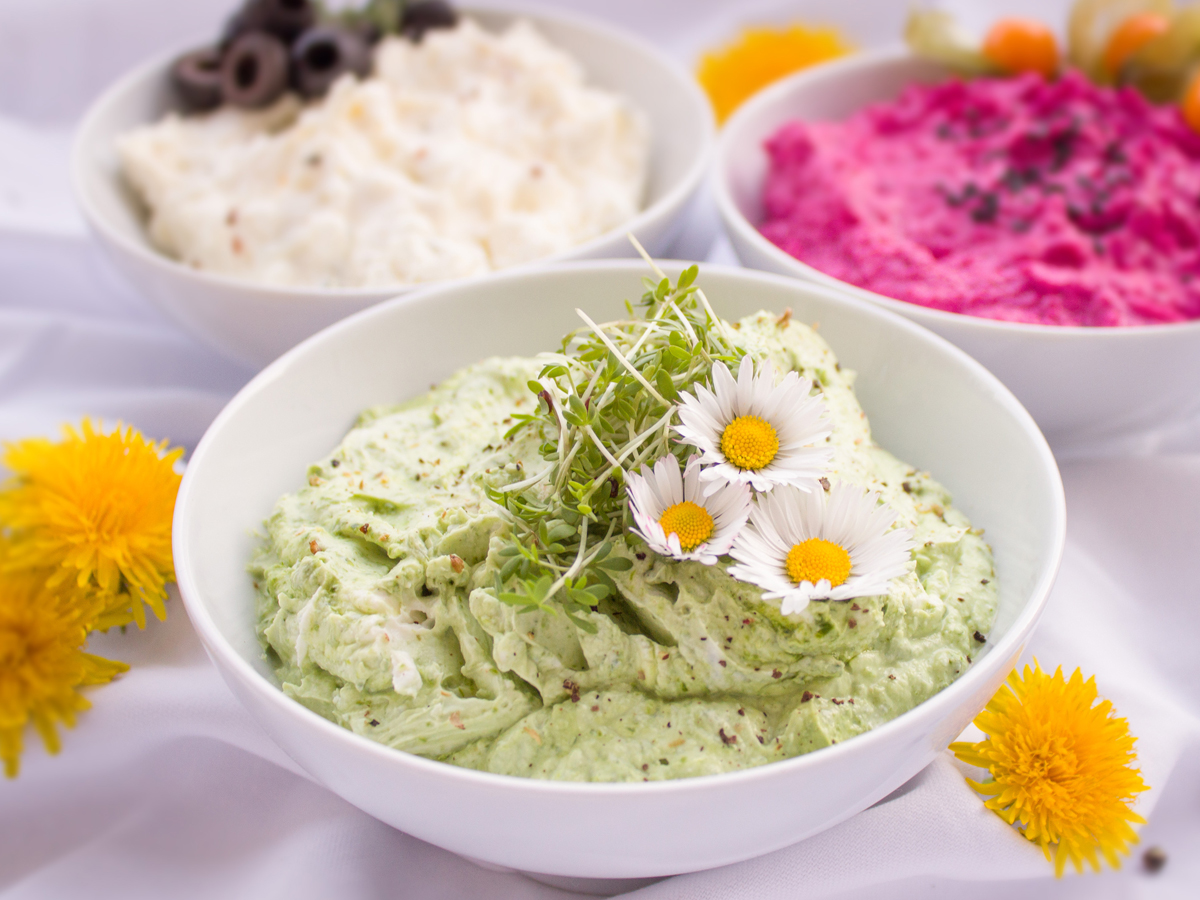 Kräuterquark und Milchprodukte